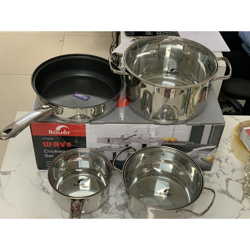Bộ nồi chảo từ Bauer Wave