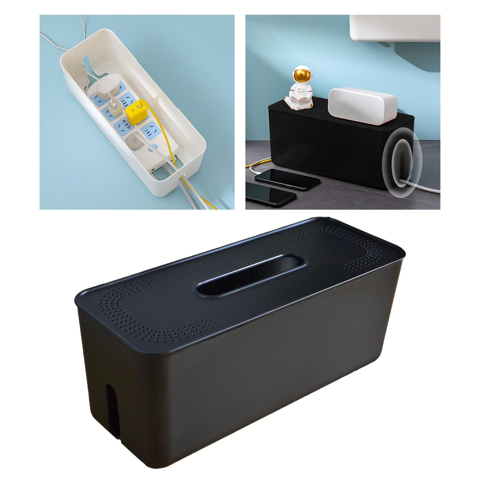 Wall Mounted Cable Management Box Dustproof Medium Cable Protector Box