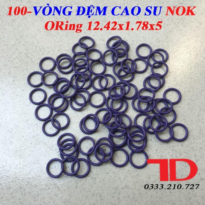 100 vòng đệm cao su NOK, Oring cao su 12.42X1.78X5