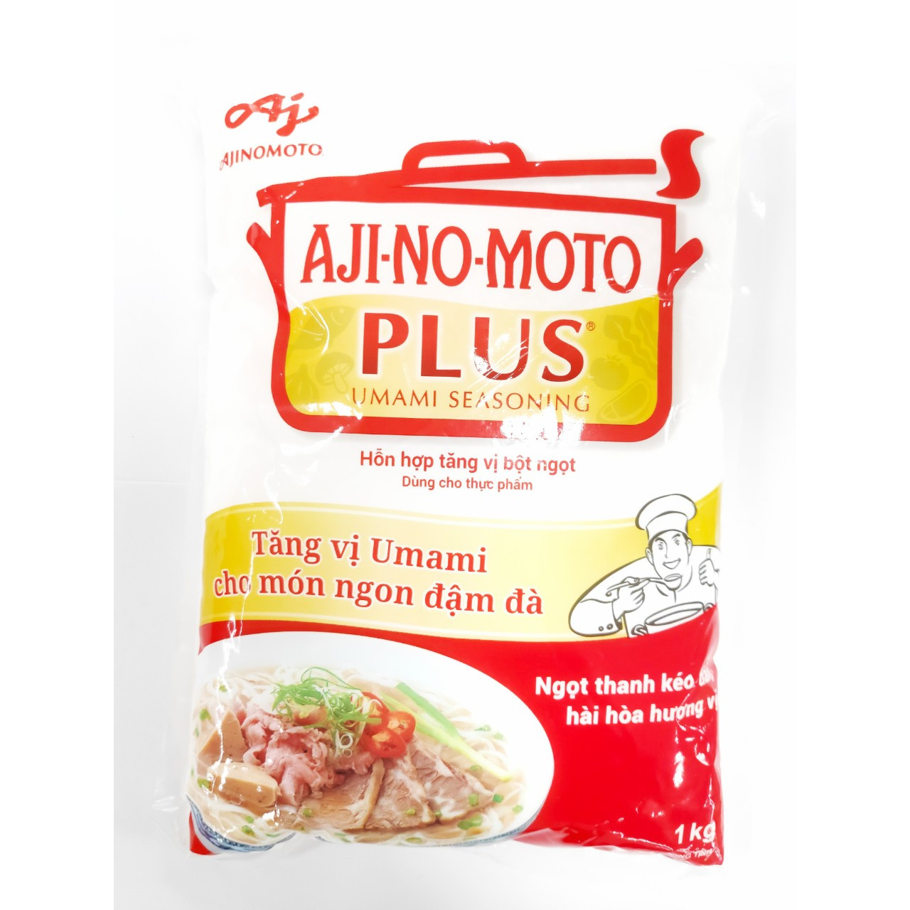 Bột Ngọt Ajinomoto Plus 1kg (Bao Bì Mới)