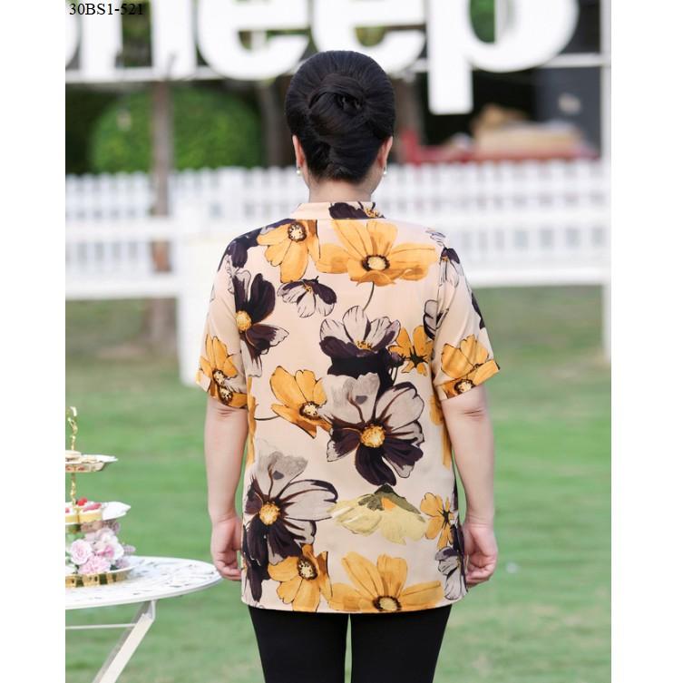 Áo hoa bigsize cho người lớn tuổi (Weighty Look) - BS1-521