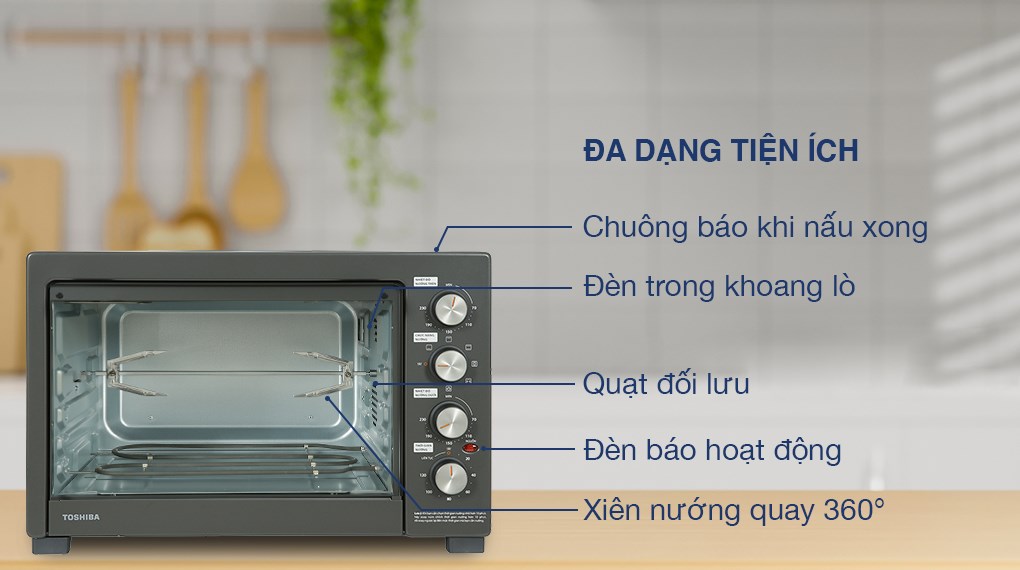 Lò nướng Toshiba TL-MC40EZF 40 lít - Hàng chính hãng