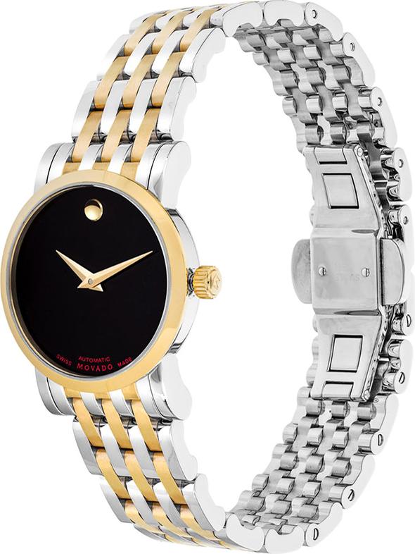 Đồng Hồ Nữ Dây Kim Loại Movado 0607011 (26mm) - Mặt Đen