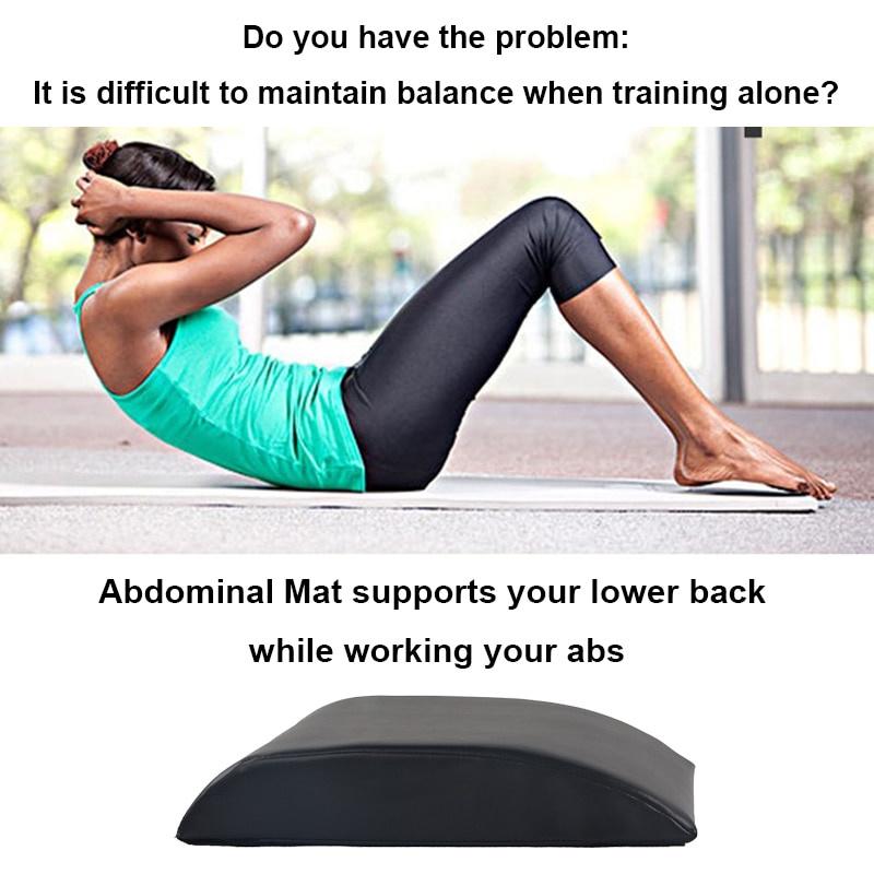 37*30cm Abdominal Exercise Mat Waist Abdomen Belly Muscle training Sit Up Benches Core Trainer Gym Fitness Exercise Home Workout