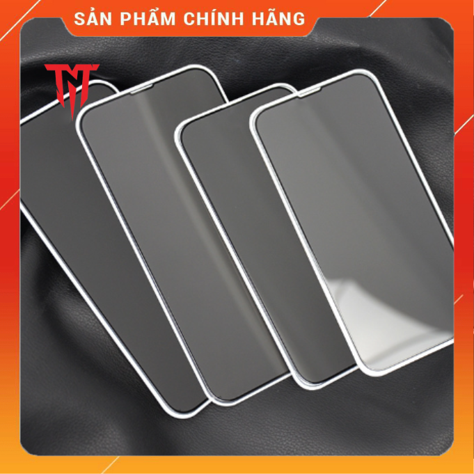 Kính cường lực chống nhìn trộm vuốt mượt cho điện thoại Iphone 13 / ip 13 pro / ip 13 pro max - hàng chính hãng