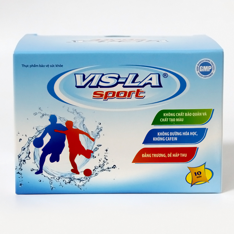 Thực Phẩm Bảo Vệ Sức Khỏe Bổ Sung Nước, Điện Giải, Vitamin Vis-La Sport (Hộp 10 gói)