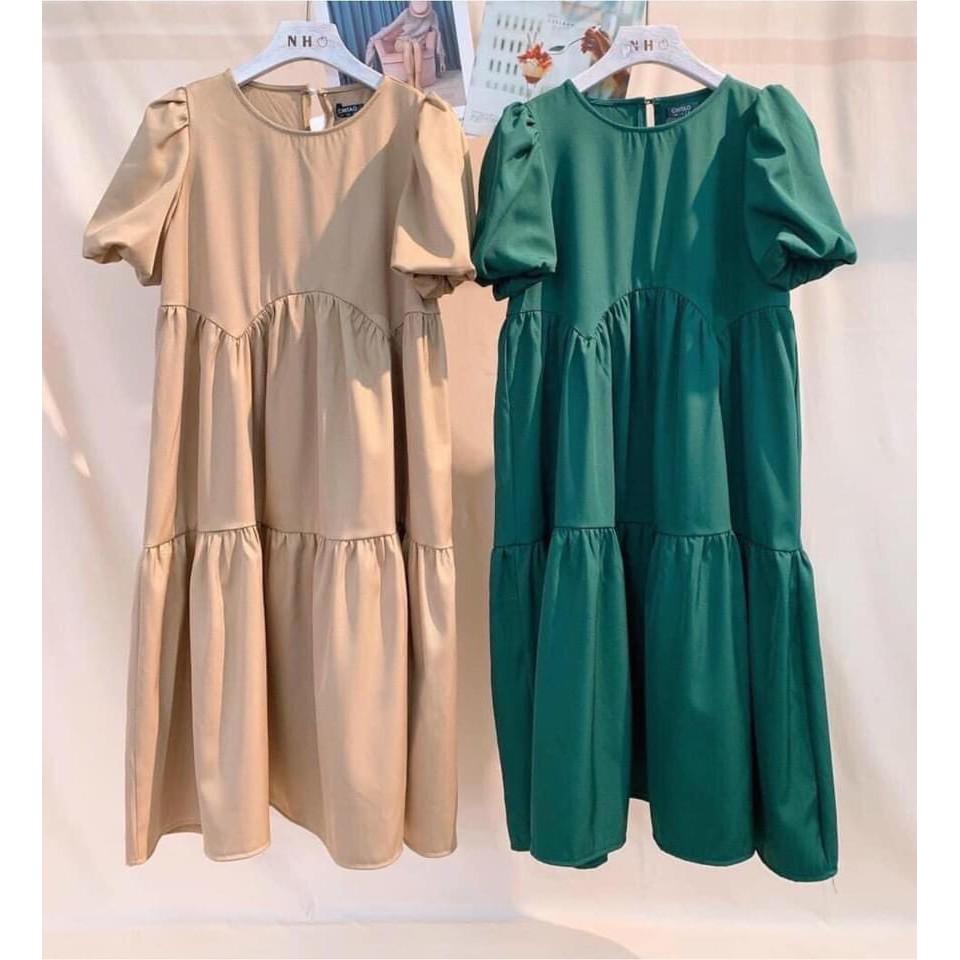 Váy Bầu Hè Dáng Suông Thiết Kế Đi Chơi Sang Chảnh HD2627 Honey Mommy Đầm Bầu Công Sở Ngắn Tay