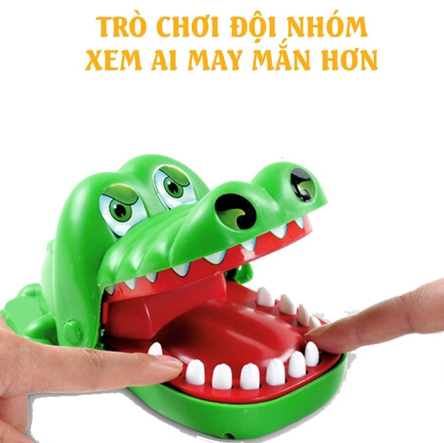 Đồ Chơi Cá Sấu Cắn Tay - Đồ Chơi Khám Răng Giải Trí Vui Nhộn Cho Bé