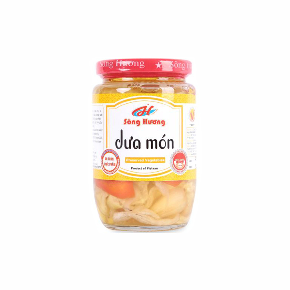 Combo 1 Hũ Dưa Món 450g + 1 Hũ Kim Chi 390g + 1 Hũ Cà Pháo Ngâm Chua Ngọt 370g Sông Hương Foods