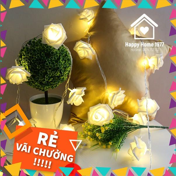 [LSP12] Đèn trang trí Happyhome [SIÊU XINH] đèn led trang trí chuỗi kiểu hoa hồng