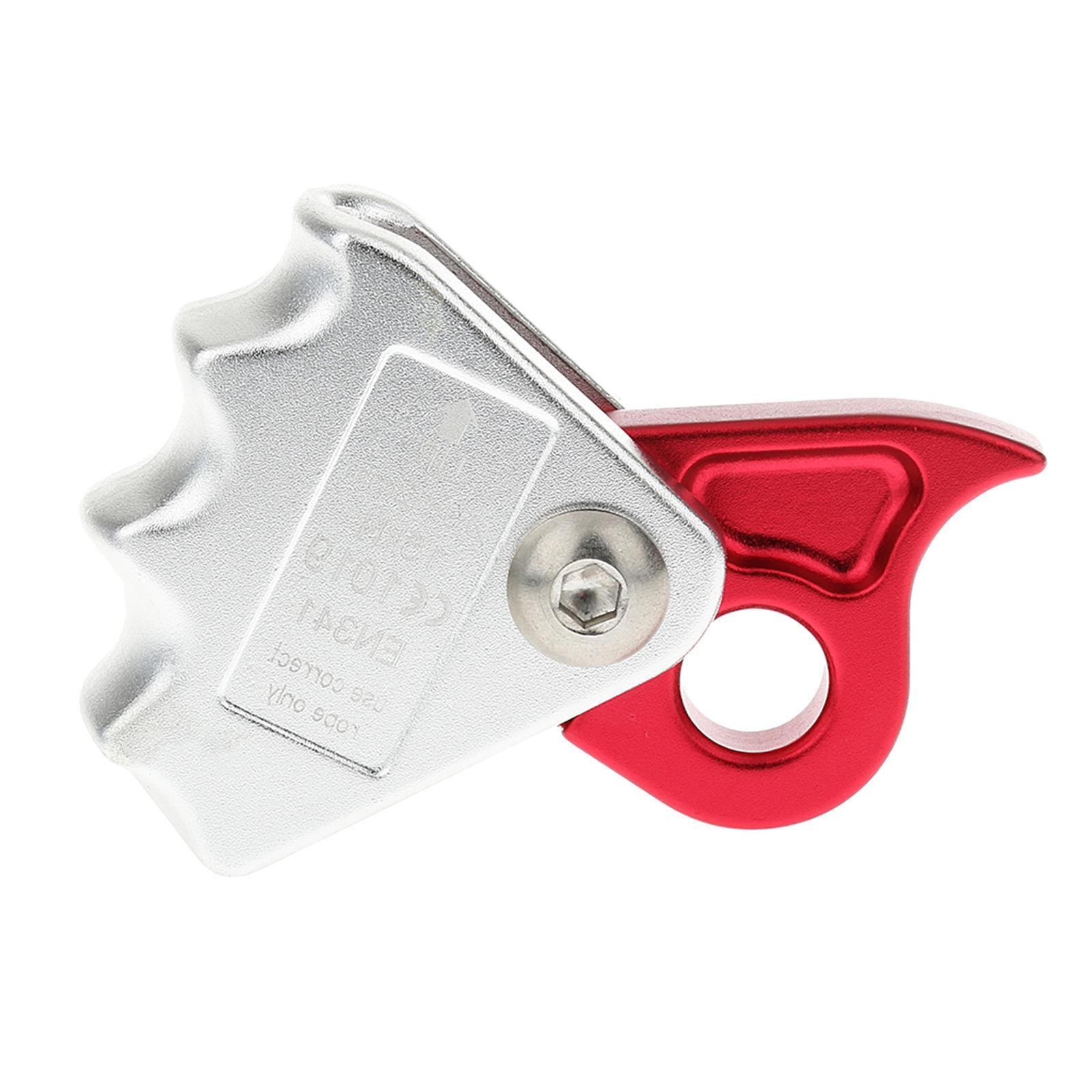 2pcs Rock Climbing Left Foot Ascender + 15KN Rope Grab