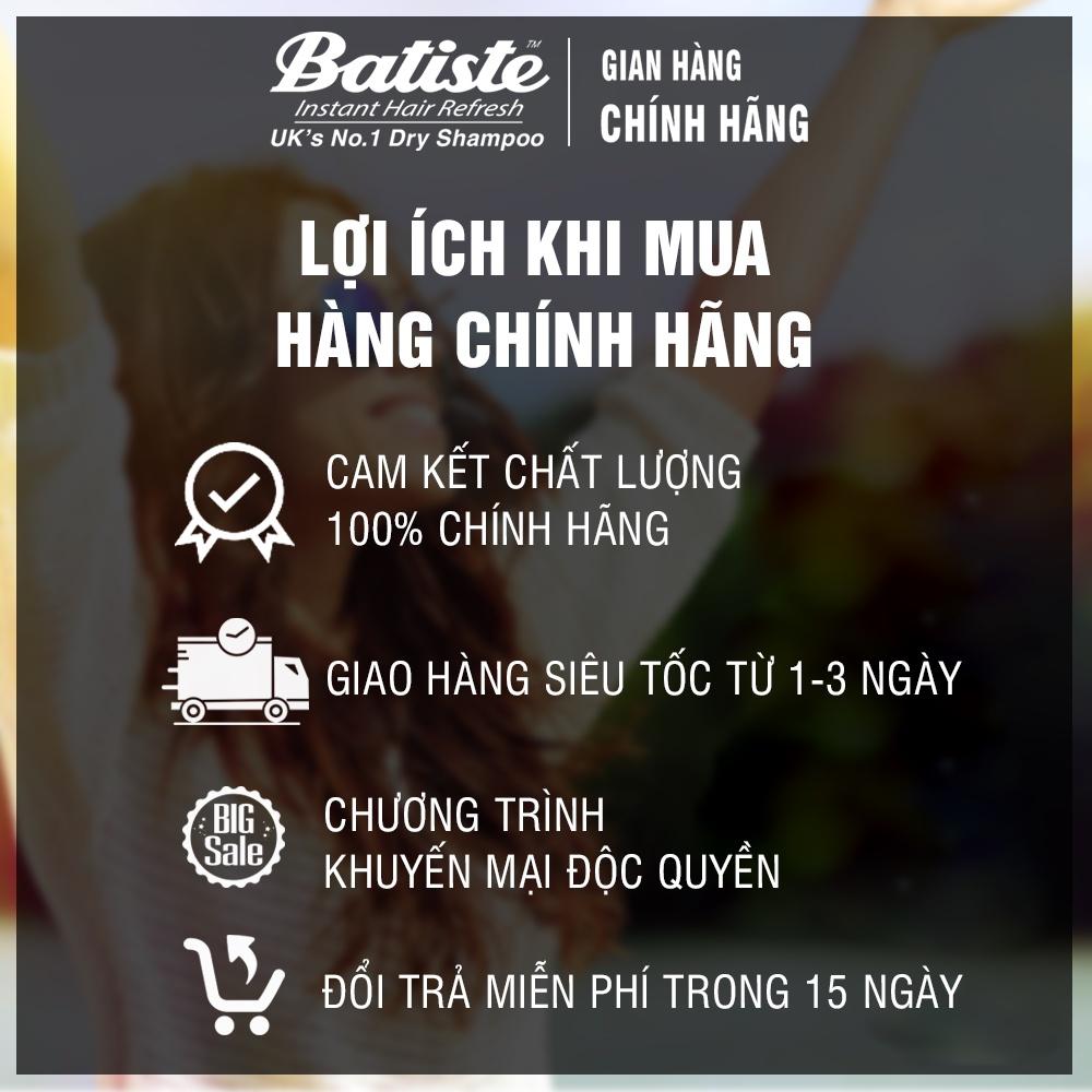 Dầu Gội Khô Hương Cổ Điển Batiste Dry Shampoo Clean &amp; Classic Original 50ml