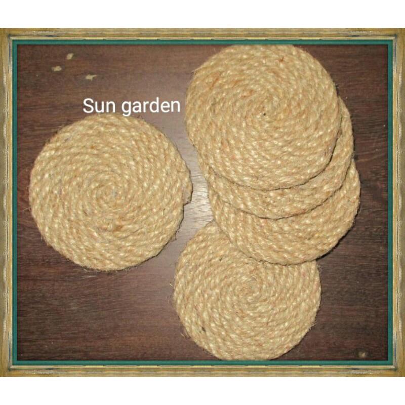 ĐẾ LÓT LY CỐC VẬT TRANG TRÍ DÂY THỪNG ĐAI VINTAGE