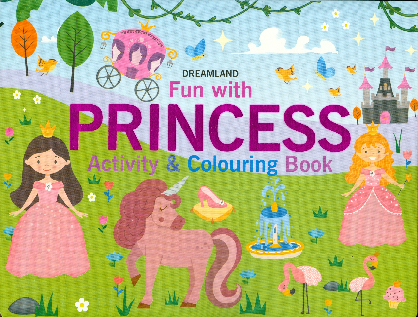 Fun With Princess - Activity And Colouring Book (Sách Tô Màu Cho Trẻ Em - Vui Cùng Công Chúa)