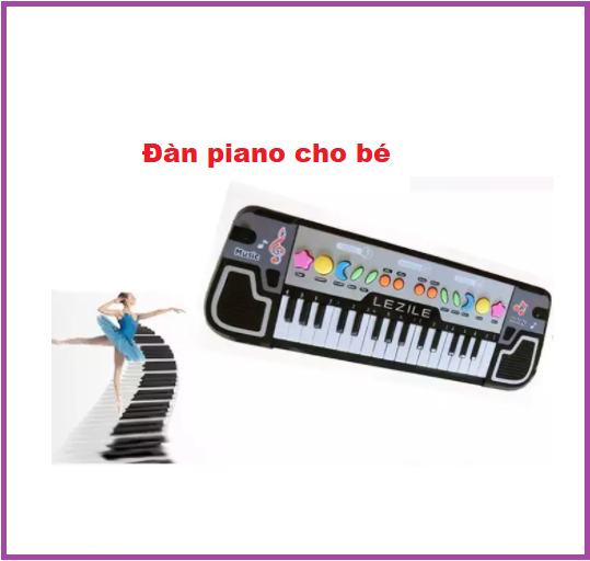 Đàn điện tử cho bé dùng pin. Đàn Cho Bé Tập Đàn Hát Làm Ca Sĩ với nhiều chức năng