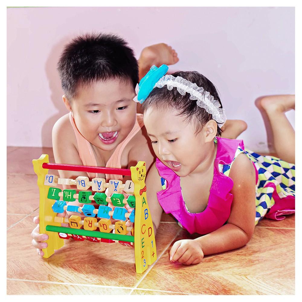 Đồ chơi gỗ Chú mèo ABC | Winwintoys 63312 | Phát triển trí não và tư duy logic | Đạt tiêu chuẩn CE và TCVN