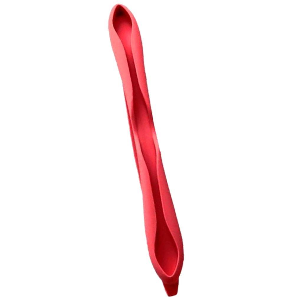 Silicone Stylus Sleeve Cover Detachable Pencil Holder for Pencil Red