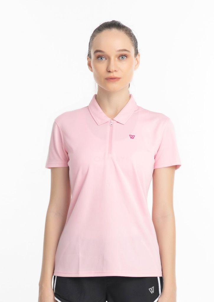 ÁO THỂ THAO THỜI TRANG ONWAYS NỮ COFFEE ZIP POLO WOMEN