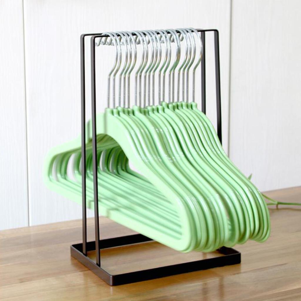 Iron Laundry Hanger Storage Rack Clip Organizer Stand Bathroom Towel Shelf