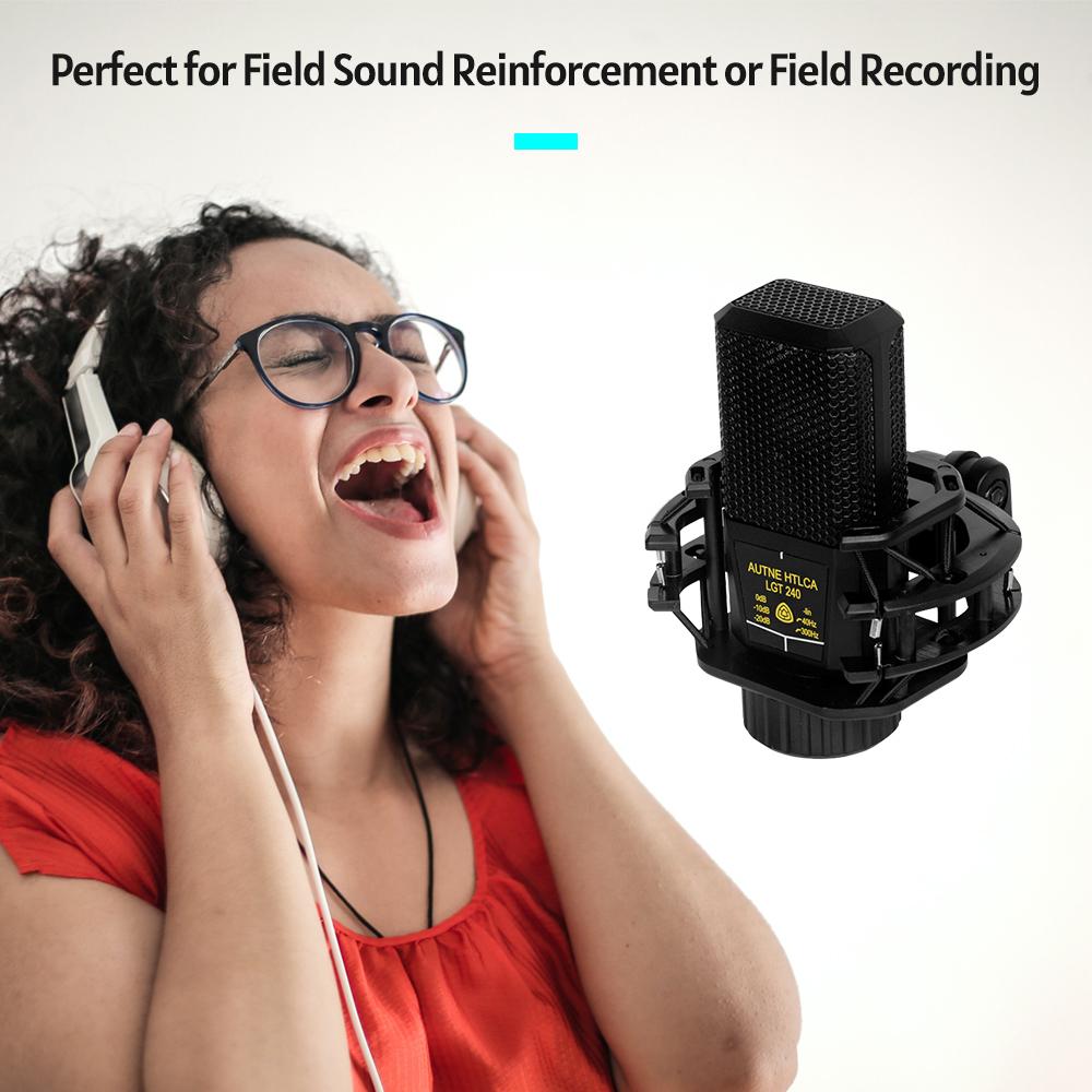 Micrô Podcasting ngưng tụ hình vuông đa hướng cho điện thoại thông minh phát trực tiếp