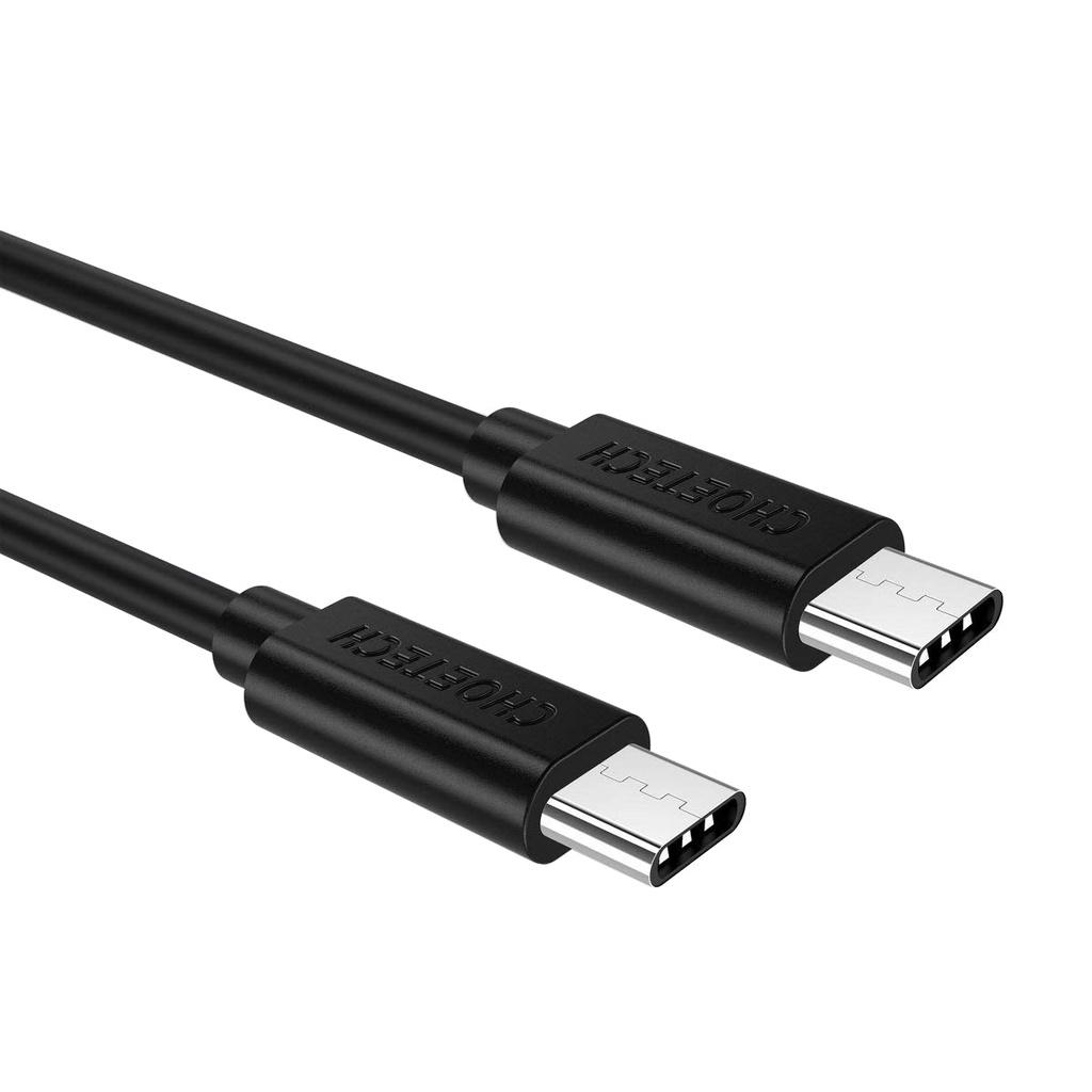 Cáp sạc nhanh USB C to USB C 3A dài 2M CHOETECH CC0003 (HÀNG CHÍNH HÃNG)