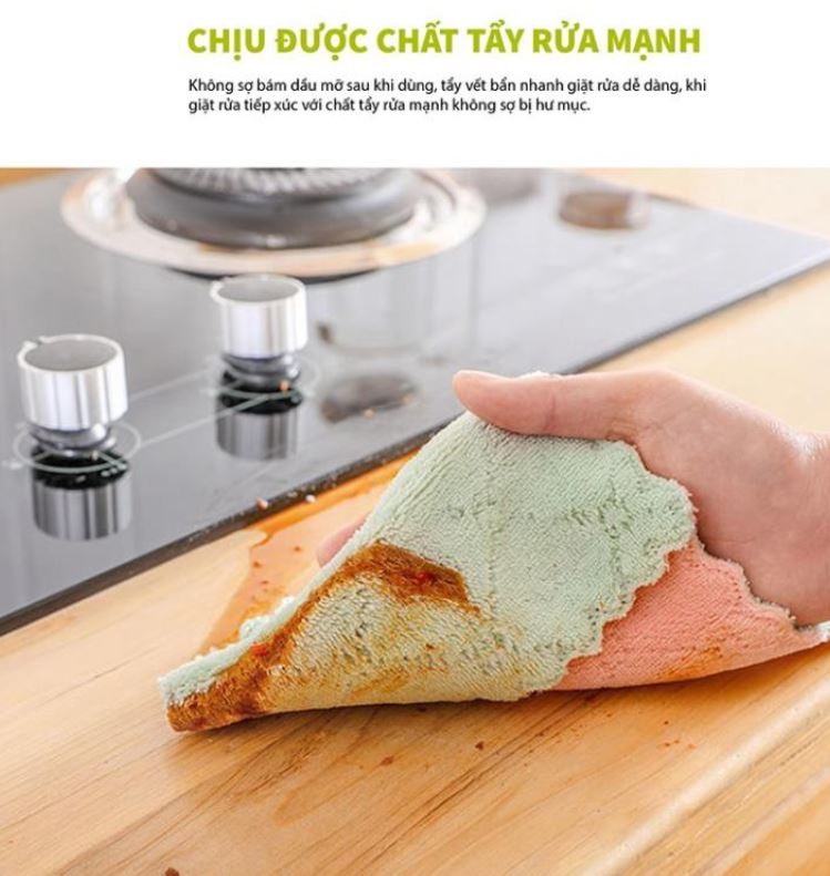 SET 2 KHĂN ĐA NĂNG - SIÊU THẤM HÚT - DỄ GIẶT - KHÔNG RA LÔNG