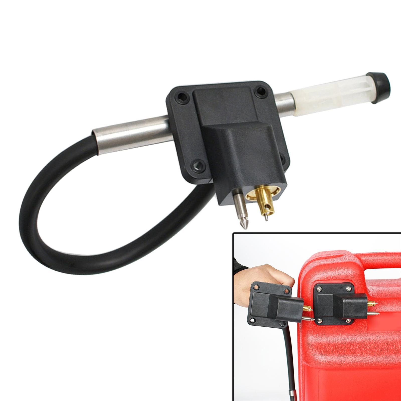 Fuel Tank Connector Fitting with Fuel Meter, for Outboard Engine High Performance