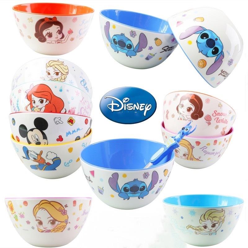 Chén ăn tròn nhựa Melamine hình nhân vật hoạt hình siêu cưng cho các bé