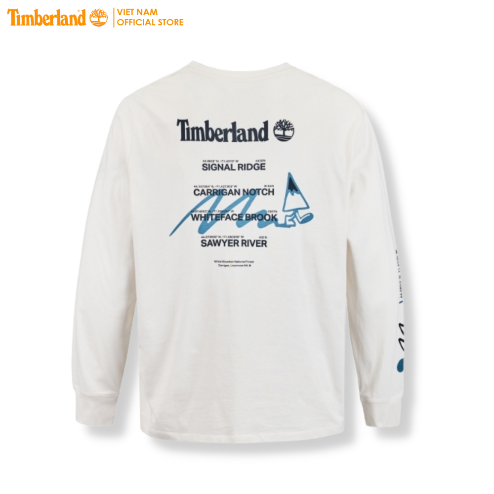 [Original] Timberland Áo Dài Tay All Gender Long Sleeve Signal Ridge Back Graphic T-Shirt TB0A27N4C7