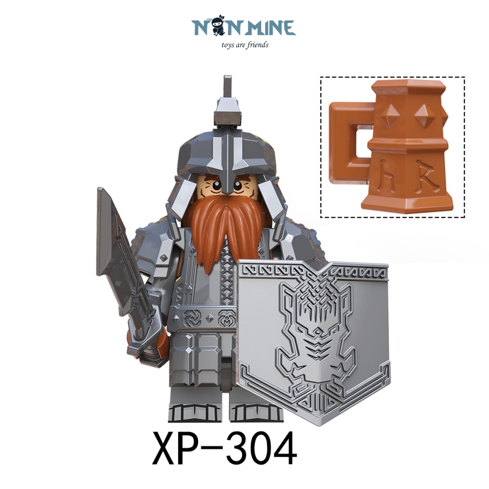 Minifigures Lính Lord Of The Ring Người Lùn Phim Chúa Tể Những Chiếc Nhẫn KORUIT KT1040