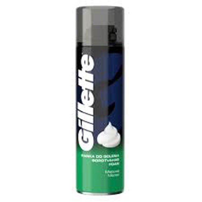 Bọt cạo râu Gillette Lemon 300ml + Dao cạo râu Balea Men 10 cây