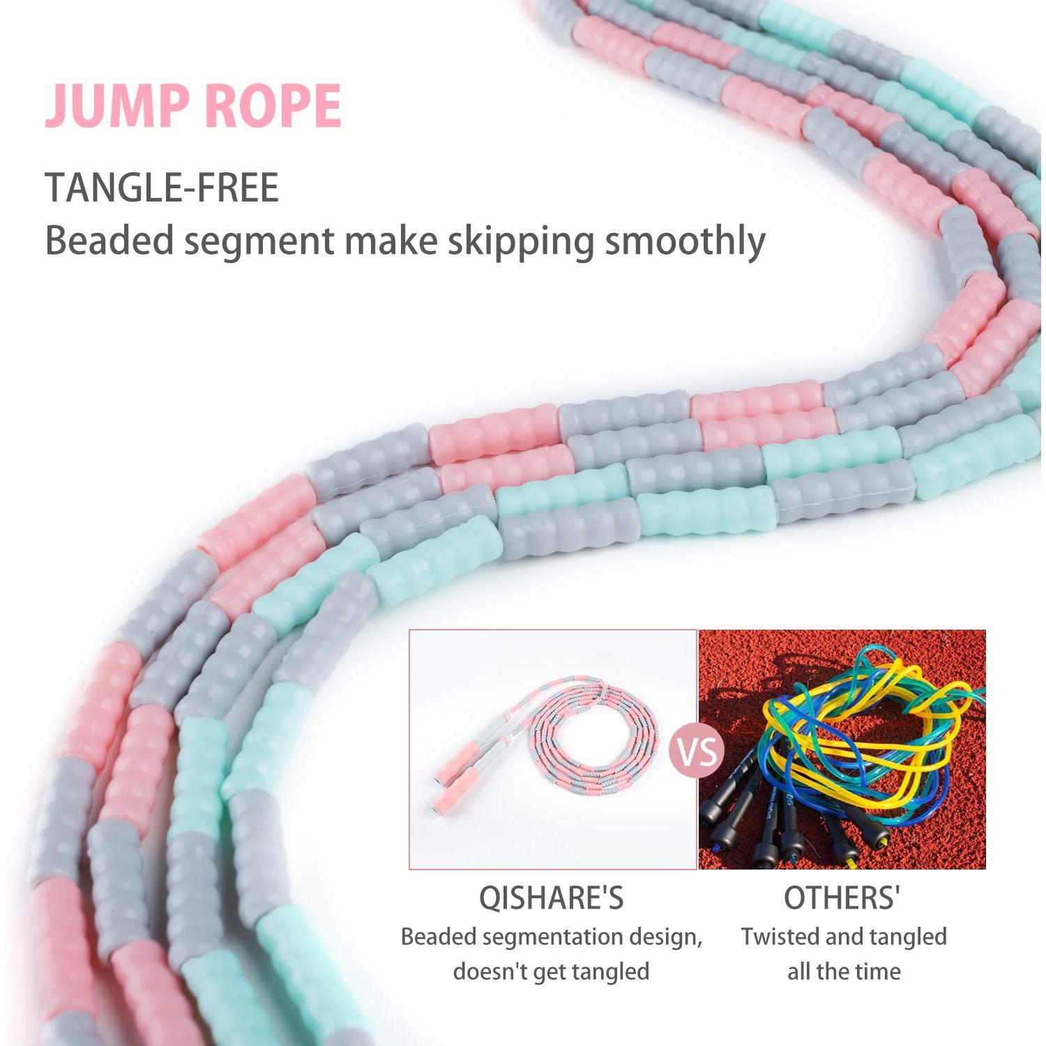 Tre Dây Nhảy Trẻ Em Luyện Tập Thể Chất Đính Hạt Dây Nhảy Trưởng Thành Thể Dục Dây Nhảy Cho Trẻ Em Crossfit