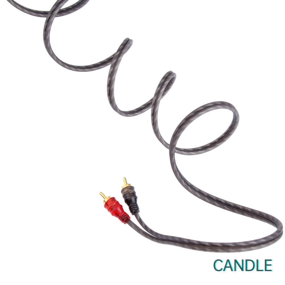 Cáp Chuyển Đổi Âm Thanh 5m / 16ft Từ 2 Đầu Đực Sang 2 Đầu Đực Rca Cho Xe Hơi