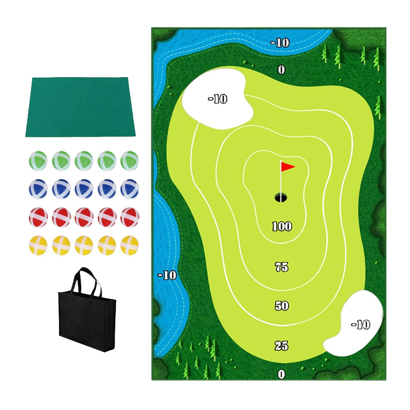 Chipping Golf Game Mat Swing Trainer Training for Home Office Equipment