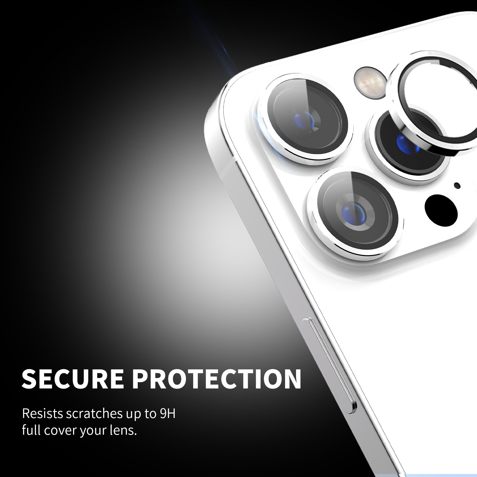 Kính Camera Titanium Dành Cho Iphone 15 Pro/ Iphone 15 Promax MIPOW KINGBULL TITANSHIELD PROTECTOR – Hàng Chính Hãng