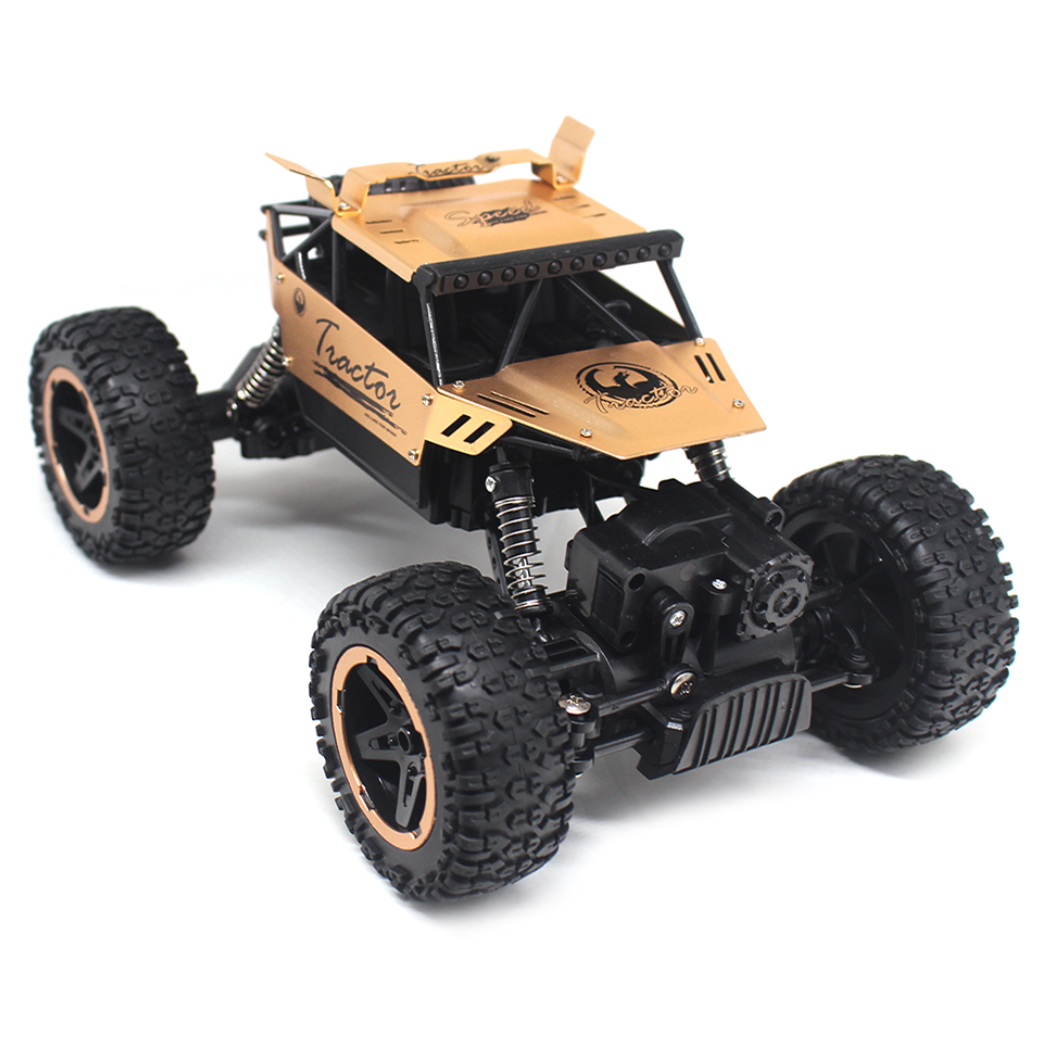 Xe địa hình leo núi điều khiển từ xa vỏ kim loại Rock Crawler 5500, Xe leo núi điều khiển 4WD đông cơ mạnh mẽ cùng 4 phuột riêng biệt, Xe địa hình điều khiển quái vật tỉ lệ 1:18 - Đồ chơi điều khiển cao cấp