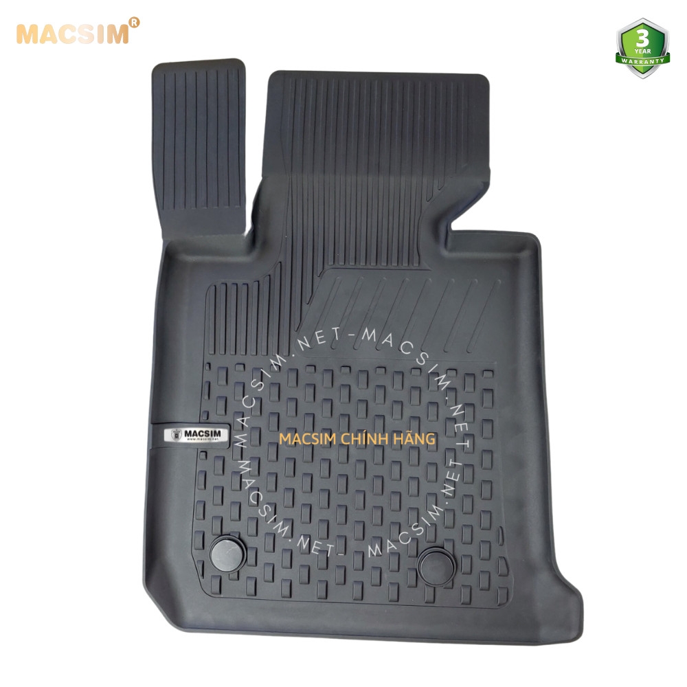 Thảm lót sàn ô tô nhựa TPE Silicon BMW F32 4 Series Coupe 2013+ Black Nhãn hiệu Macsim