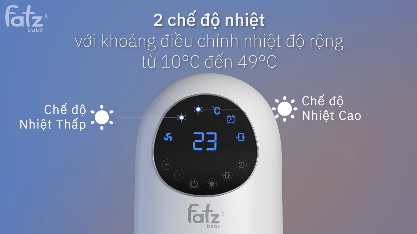 QUẠT SƯỞI BẰNG CÔNG NGHỆ GỐM PTC FATZBABY - HEAT 1 FB8165EA Hàng nhập khẩu