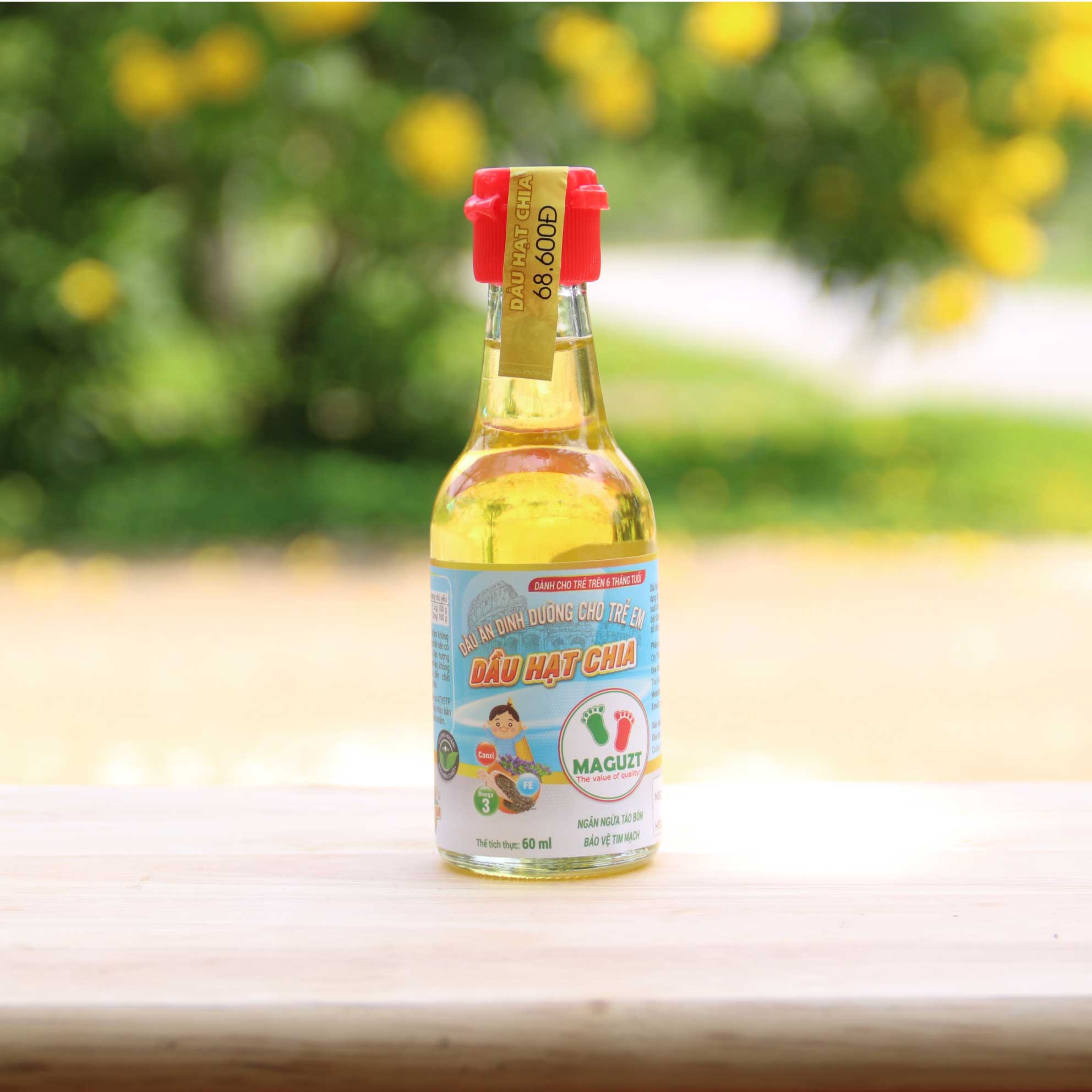 Dầu Hạt Chia cho bé ăn dặm Maguzt Nguyên Chất