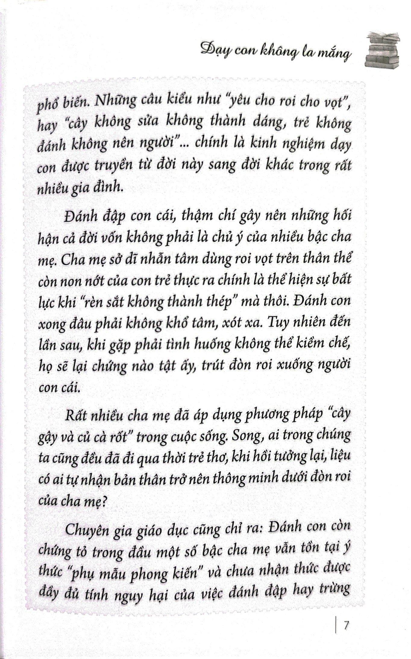 Dạy Con Tự Chủ - Dạy Con Không La Mắng