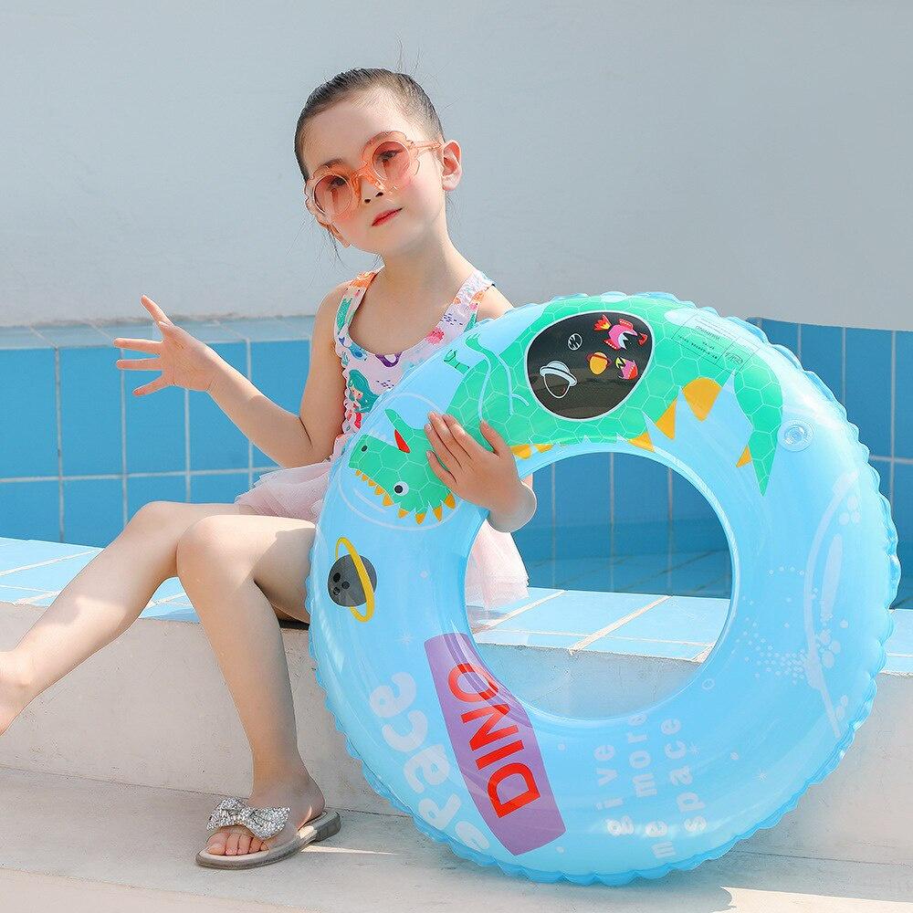 Khủng long dễ thương Bé bơm hơi Vòng bơi Vòng tròn Hồ bơi Nổi Phim hoạt hình Vòng bơi Bể bơi Tiệc nước Đồ chơi