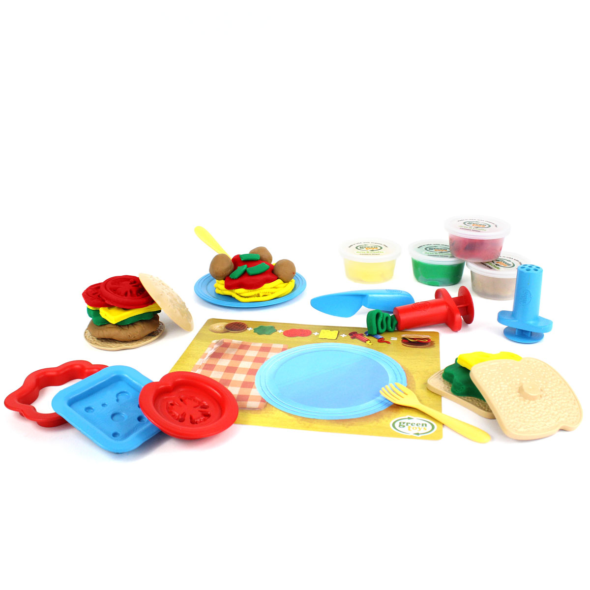 Bộ đồ chơi bột nặn làm món ăn Green Toys cho bé từ 2 tuổi