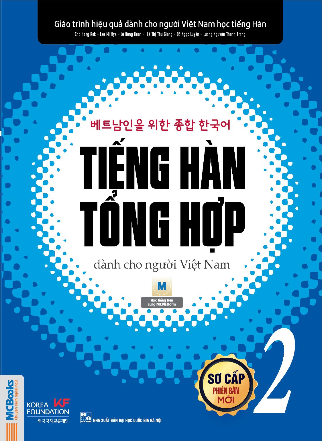 Sách trọn bộ tiếng hàn tổng hợp sơ cấp 2 dành cho người Việt Nam tặng sổ tay tiếng Hàn