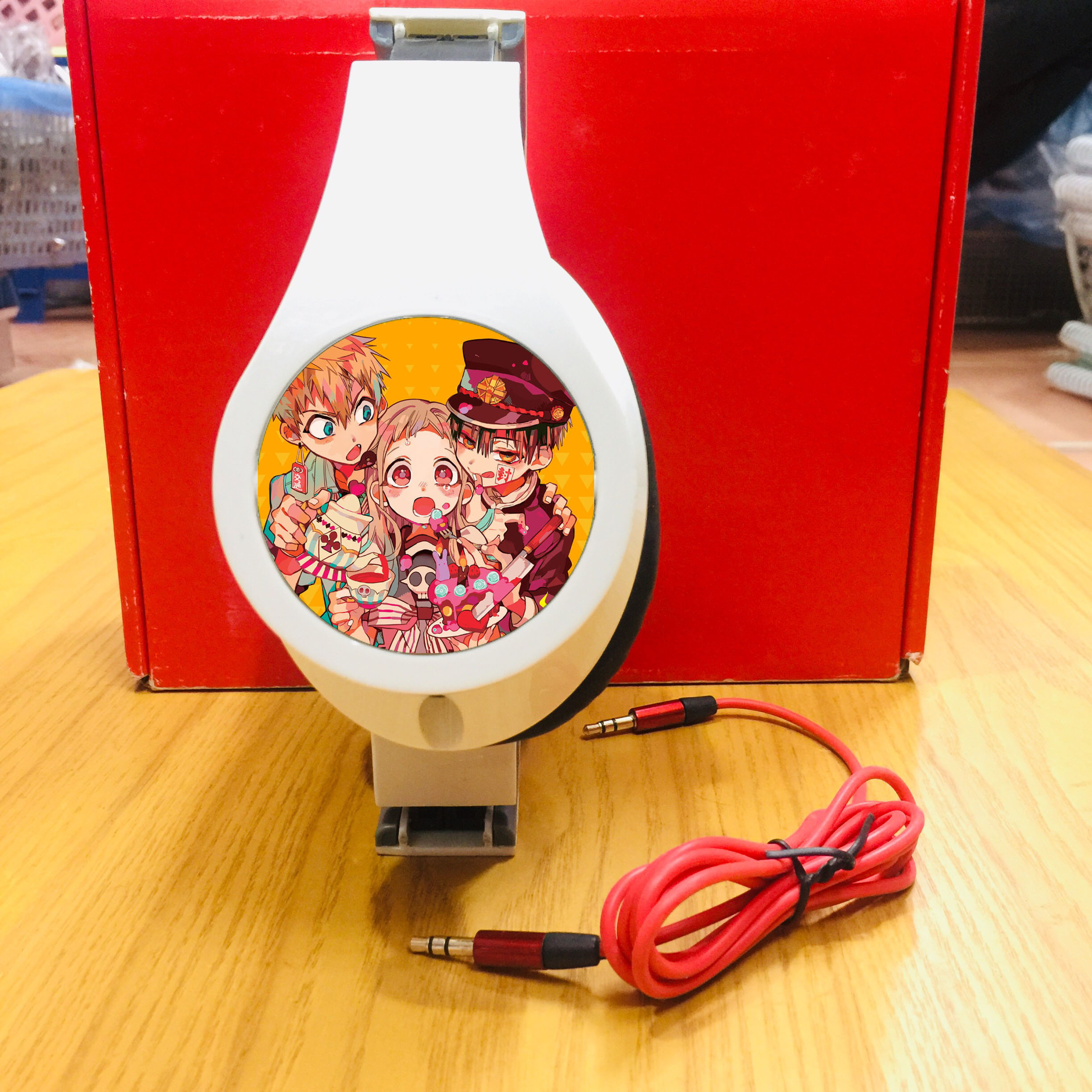 Tai nghe headphone ốp Jibaku Shounen Hanako-kun nhiều mẫu giao ngẫu nhiên