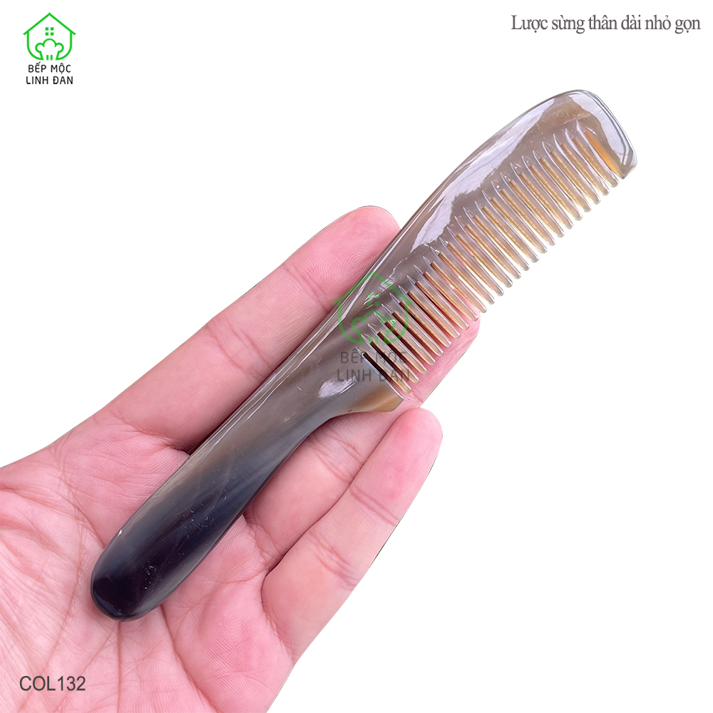 Lược Sừng Thân Dài Nhỏ Gọn  Có Thể Bỏ Túi Xách