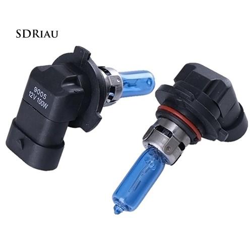 2 Đèn pha Halogen 9005/HB3 6000K 100W 12V chất lượng cao
