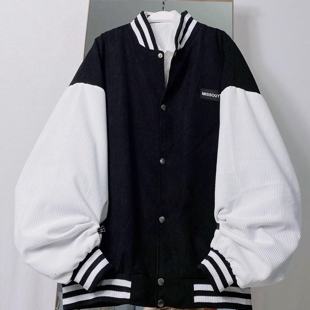 Áo khoác bomber nam - chất vải nhung dày dặn form rộng unisex - SHOP MAYLAN