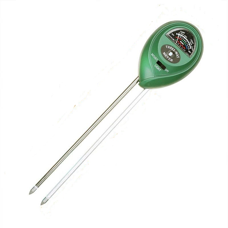 Máy đo, dụng cụ đo độ PH đất 3 trong 1 tròn