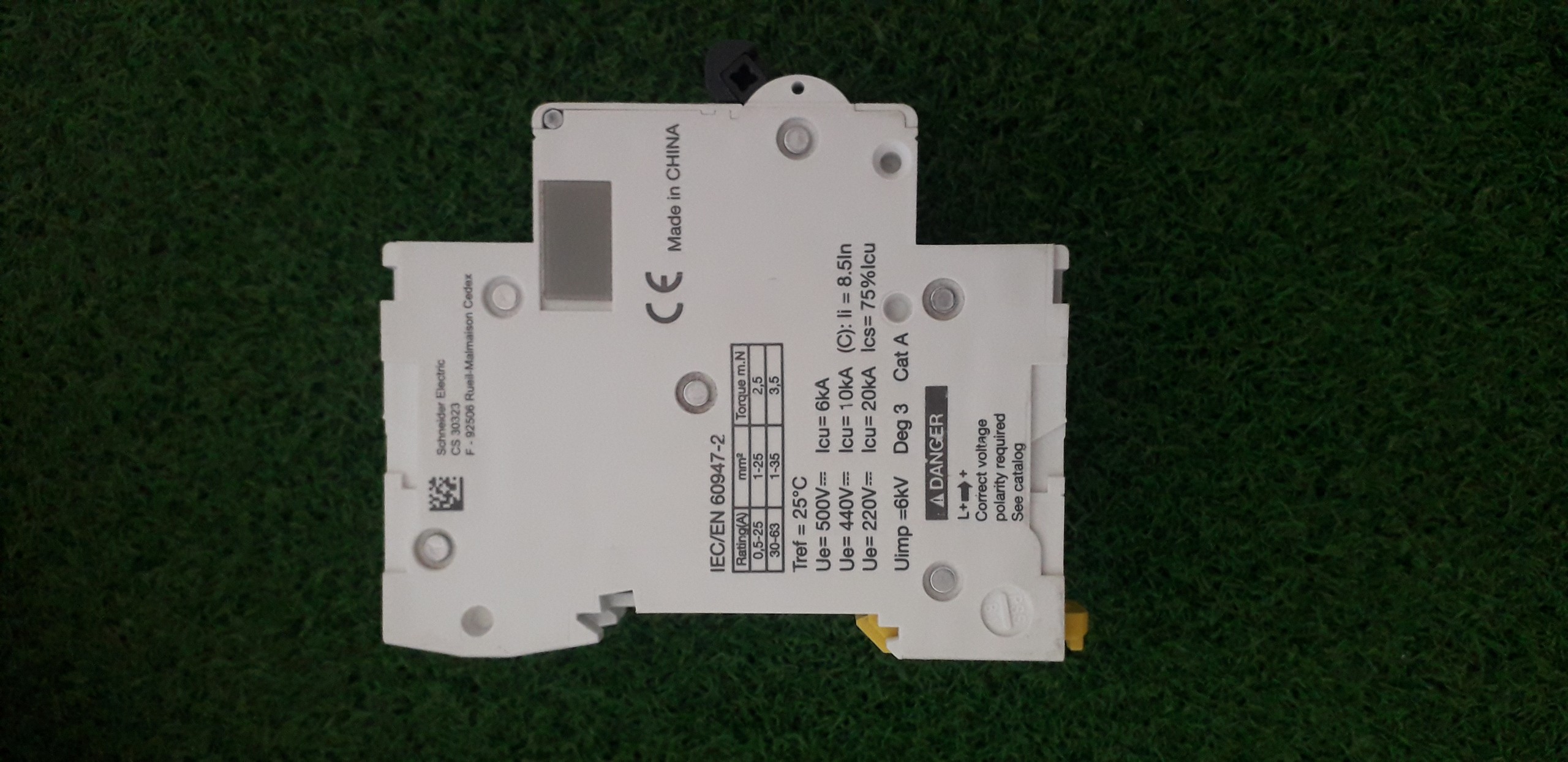 A9N61531 Schneider - MCB, Acti9 C60H-DC, 2P, 16A, 10kA