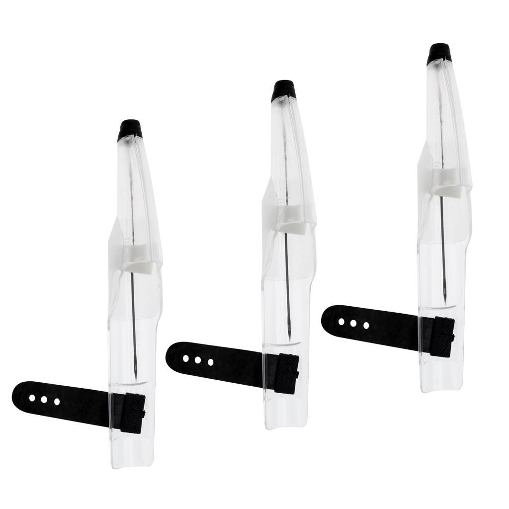 Pack of 3 Rock Fishing Rod Tip Cover Fishing Pole Tip Protector Cap 2 Sizes